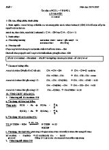 Giáo án Hóa học Lớp 12 - Chương trình học kỳ II - Năm học 2019-2020